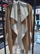 Atlântida casaco suede caramelo Tam M Atlântida casaco suede caramelo Tam M