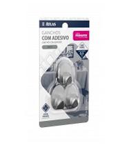 Atlas Gancho Adesivo 3pcs 0,5kg Inox