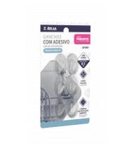 Atlas Gancho Adesivo 6pcs 0,5kg Oval Transp