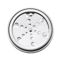 Atlas - Grelha em Aço Inox para Ralo de Caixa Sifão com Mecanismo Abre e Fecha, Tamanho 10 Cm de Diâmetro, Suporta Até 120 Kg