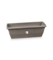 Atlas Vaso Floreira Jardim 50cm Plastico Cinza