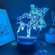 Atmosfera colorida do jogo Night Light 3D em acrílico Titanfall Atmosfera colorida do jogo Night Light 3D em acrílico Titanfall