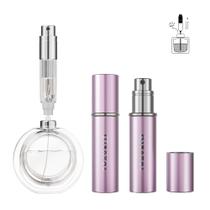 Atomizador de perfume Travalo ESSENTI PINK 5mL para mulheres e homens Atomizador de perfume Travalo ESSENTI PINK 5mL para mulheres e homens