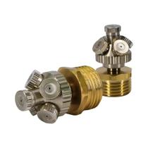 Atomizador Fino Com Bico De Nebulização De 5 Furos E Adaptador De Latão De 1/2 20mm Para Irrigação