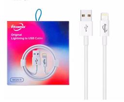 Átomo Cabo Micro USB para carregamento de dispositivos móveis com Lightning Átomo Cabo Micro USB para carregamento de dispositivos móveis com Lightning