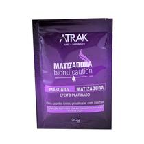 Atrak Sachê Máscara Matizadora Blond Caution 50g Atrak Sachê Máscara Matizadora Blond Caution 50g