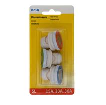 Atraso de tempo do fusível Bussmann BP/SL-A SL 15A 20A 30A