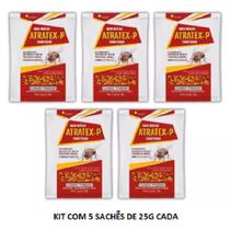 Atratex P Mosquicida Isca Granulada 25g - Kit Com 5 Sachês