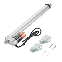 Atuador linear VEVOR 12V 300mm Stroke 1500N de carga com suporte