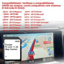 Atualização De Mapa GPS 2025 Para Renault Megane Laguna Kangoo Car Sat Nav R-Link 11.45 Cartão SD