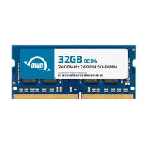 Atualização de memória RAM 32 GB OWC PC19200 DDR4 2400 MHz SO-DIMM