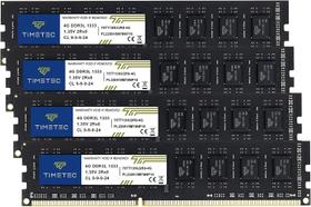 Atualização de memória RAM Timetec 16GB KIT (4x4GB) DDR3 1333MHz Atualização de memória RAM Timetec 16GB KIT (4x4GB) DDR3 1333MHz