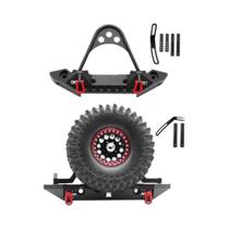 Atualização De Pneu Sobressalente De Pára-choque De Metal Em Escala 1/10 Para Axial SCX10 SCX10 II