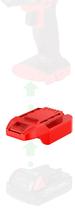 Atualização do adaptador NovaQuantic para Bauer 20V com Milwaukee M18 Atualização do adaptador NovaQuantic para Bauer 20V com Milwaukee M18