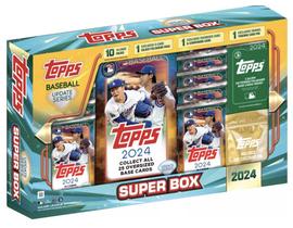 Atualizações Topps Baseball Super Box 2024 - Com Cartão Grande