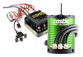 Atualize o motor sem escova Castle Creations Sidewinder 4 sem sensor ESC e 1410 3800KV para veículos RC 1/10, edição SCT Atualize o motor sem escova Castle Creations Sidewinder 4 sem sensor ESC e 1410 3800KV para veículos RC 1/10, edição SCT