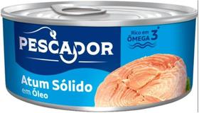 ATUM CONSERVA PESCADOR SOLIDO OLEO LATA 140g Drenado 98G