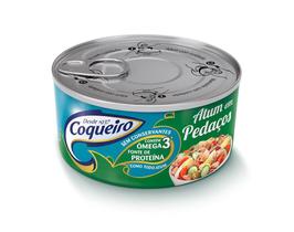 Atum em pedaços em óleo coqueiro lata 170g Atum em pedaços em óleo coqueiro lata 170g