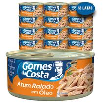 Atum Ralado em Óleo Gomes da Costa 170g (12 latas) - Gomez da Costa
