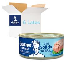 Atum Sólido Ao Natural Gomes Da Costa 170G (6 Latas)