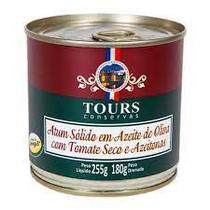 Atum Sólido em Azeite com Tomate Seco e Azeitona Tours 255g Atum Sólido em Azeite com Tomate Seco e Azeitona Tours 255g