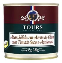 Atum Sólido Em Azeite Com Tomate Seco E Azeitona Tours 255G Atum Sólido Em Azeite Com Tomate Seco E Azeitona Tours 255G