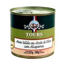 Atum Sólido em Azeite de Oliva com Alcaparras Tours 255g