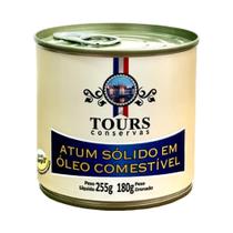Atum Sólido em Óleo Comestível Tours 255g Atum Sólido em Óleo Comestível Tours 255g