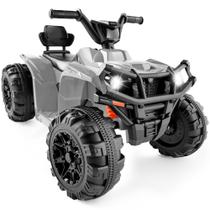 ATV elétrico Kids Ride-On Best Choice 12V com Bluetooth cinza ATV elétrico Kids Ride-On Best Choice 12V com Bluetooth cinza
