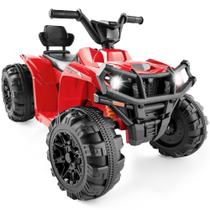 ATV elétrico Kids Ride-On Best Choice 12V com Bluetooth vermelho