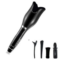 Au plug preto anti-escalding onda styling curler cabelo curler, em forma de rosa ar automático girando curler az12705