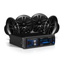 Áudio estéreo Bluetooth BOSS para barco marinho MCBK634B.64 6,5" Áudio estéreo Bluetooth BOSS para barco marinho MCBK634B.64 6,5"