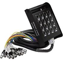 Áudio sísmico Snake Cable SAEM-12x4x25 12 canais XLR de 25 pés Áudio sísmico Snake Cable SAEM-12x4x25 12 canais XLR de 25 pés