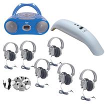 AudioAce HamiltonBuhl Conjunto Bluetooth para 6 Pessoas com CD e Cassete