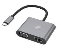 Aula UC-901 USB-c Hub in 1 Type C To HDMI and VGA