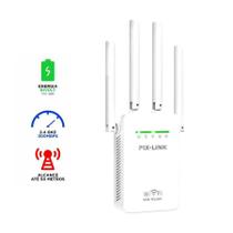 Aumente Sua Cobertura O Repetidor Wifi 2800M 4 Antenas