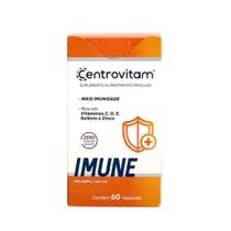 Aumento da imunidade com centrovitam imune 60 cápsulas