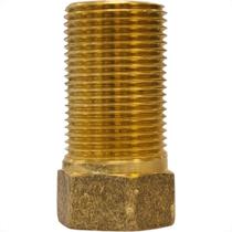 Aumento De Latao Amarelo 3/4'' Longo Metais Rei - Kit C/6 Pecas