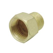 Aumento Prolongador Curto Conexão Extensor Rosca 1/2 Dourado