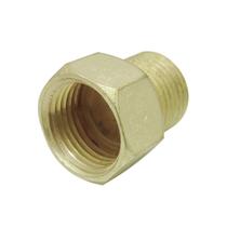 Aumento Prolongador Curto Conexão Extensor Rosca 1/2 Dourado