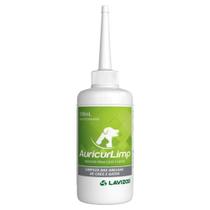 Auricur Limp 100ml - Solução limpeza orelhas cães e gatos - LAVIZOO