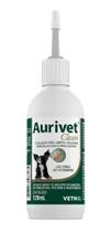 Aurivet Clean 120ml Vetnil Solução Otológica Cão Gato