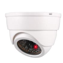 Autbye de câmera dome de segurança fictícia simulada com luz LED