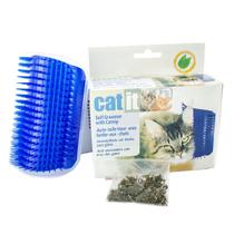 Auto Escovamento De Parede Para Gatos Catnip Cat it Cinza