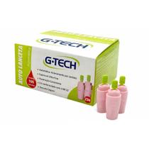 Auto Lanceta com 100 Unidades 23G Automática Ultra Fina Esterilizadas G-Tech