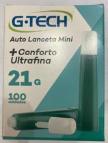 Auto Lanceta Mini G-tech 21g 100 Unidades Ultrafina Conforto - G.Tech
