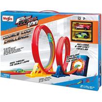 Auto Pista Fresh Metal Double Loop Challenge Maisto Auto Pista Fresh Metal Double Loop Challenge Maisto