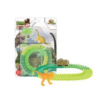 Auto Pista Vale Do Dinossauro- Carrinho Dinossauro Elétrico