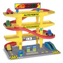 Auto Posto Com 3 Andares E 2 Carrinhos 0300 - Nig Brinquedos