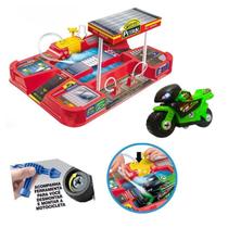 Auto Posto com Lava Rápido Sai Água de Verdade com Moto